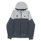 Mens Grey Adidas Golden State Warriors Full Zip Jumper