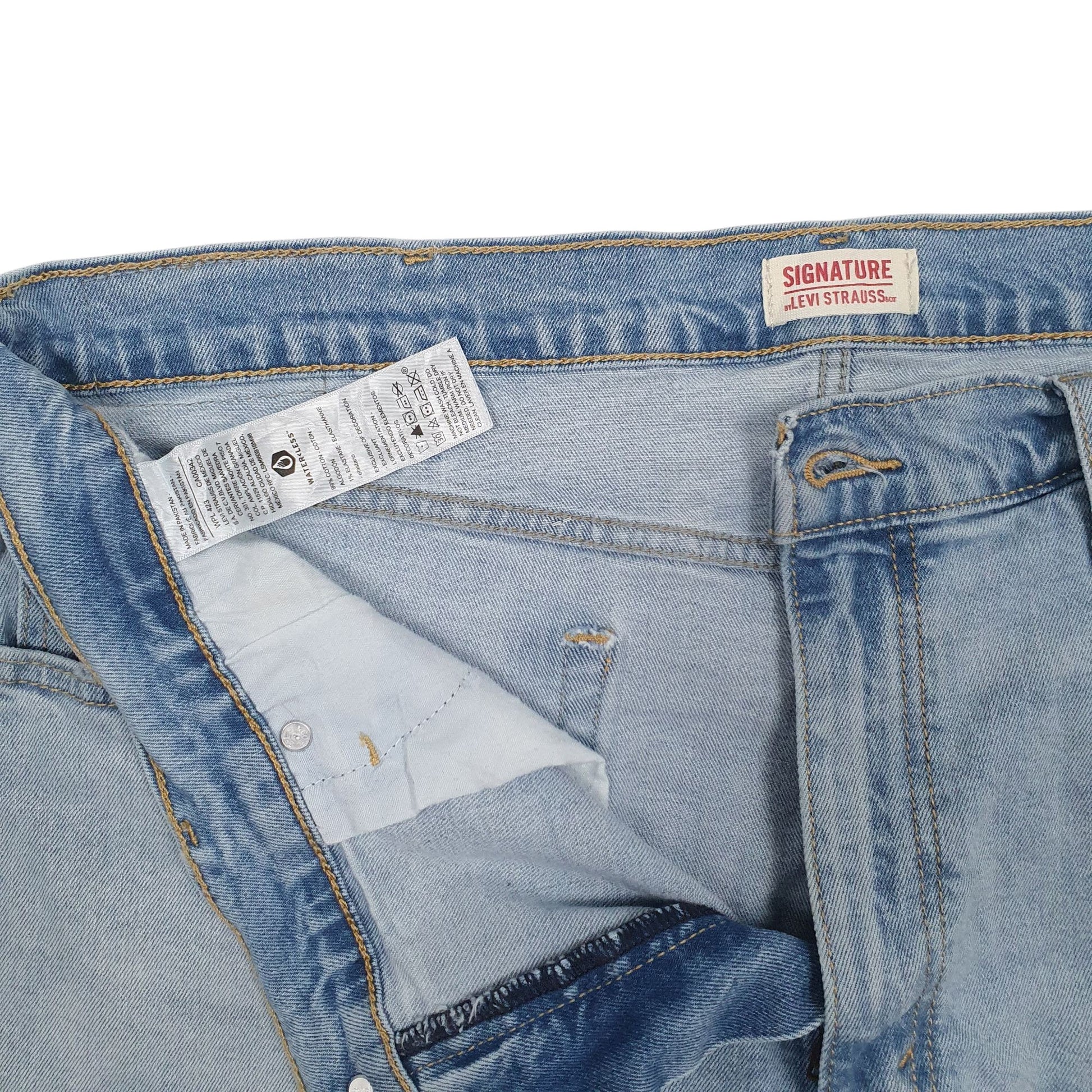 Mens Blue Levis Signature Hoodie Shorts