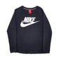 Mens Black Nike Spellout Crewneck Jumper