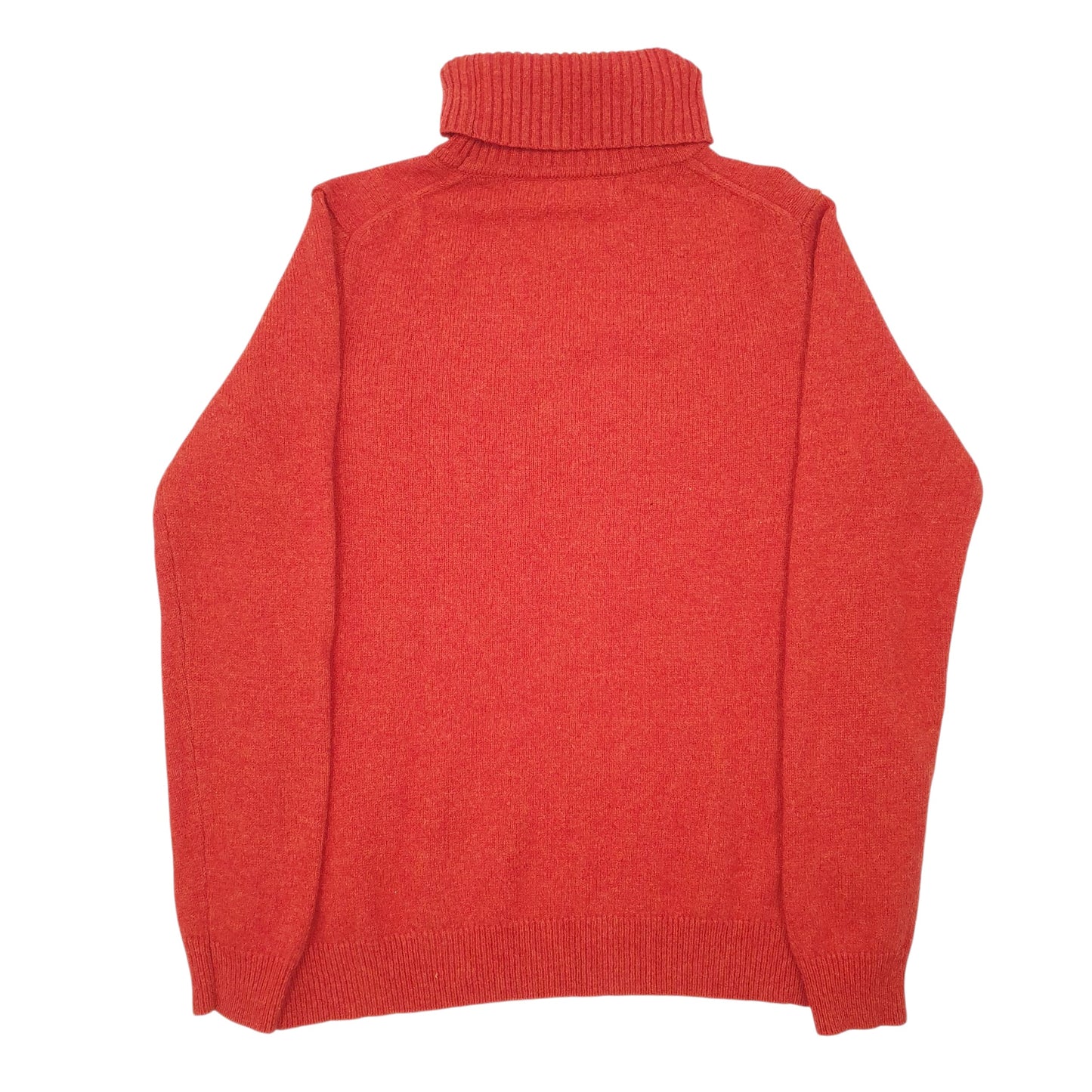 Womens Orange WoolOvers  Turtle Neck Jumper