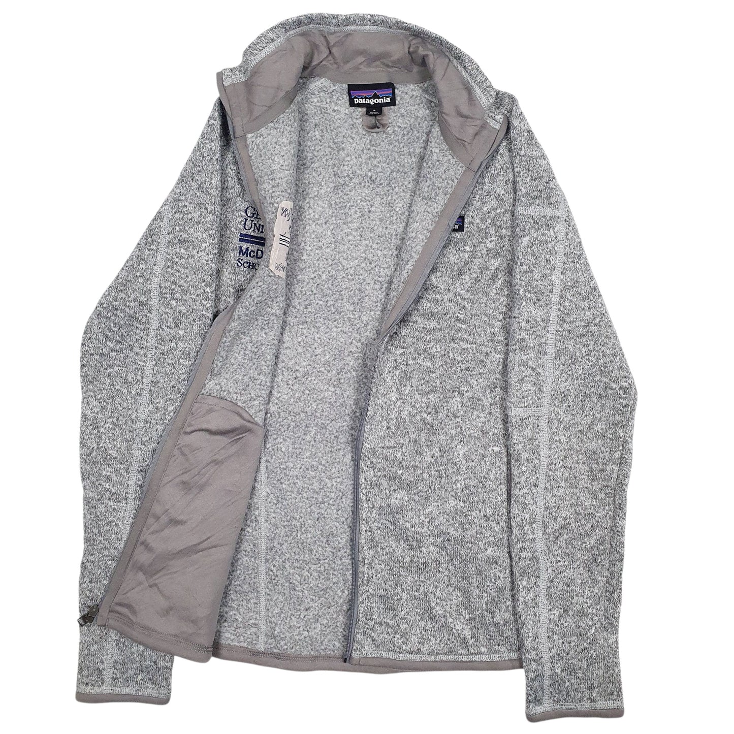 Womens Grey Patagonia  Full Zip Jumper