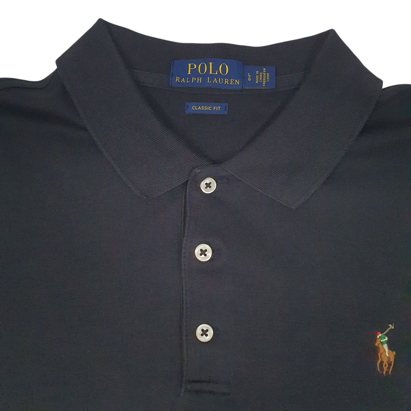 Mens Black Polo Ralph Lauren   Polo Shirt