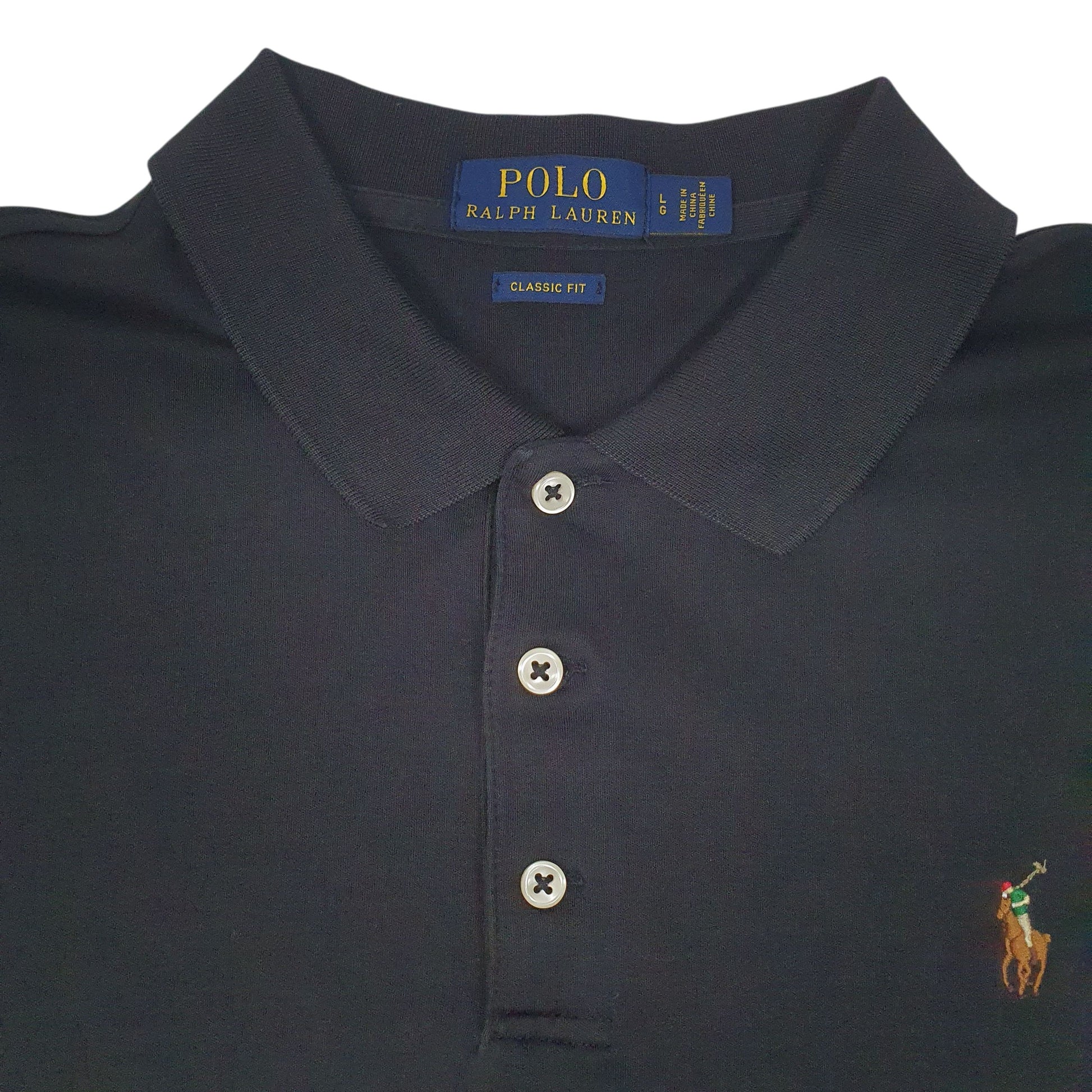 Mens Black Polo Ralph Lauren   Polo Shirt