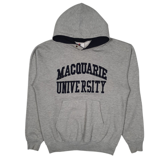 Mens Grey Macquarie University  Hoodie Jumper