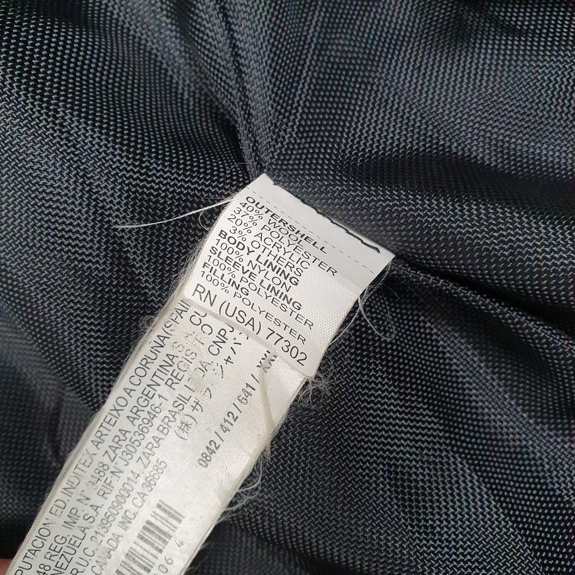 Mens Red Zara Cruiser Plaid Bomber  Coat