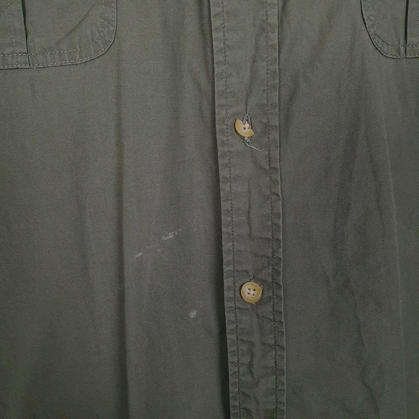 Mens Green Woolrich Hiking Walking  Shirt