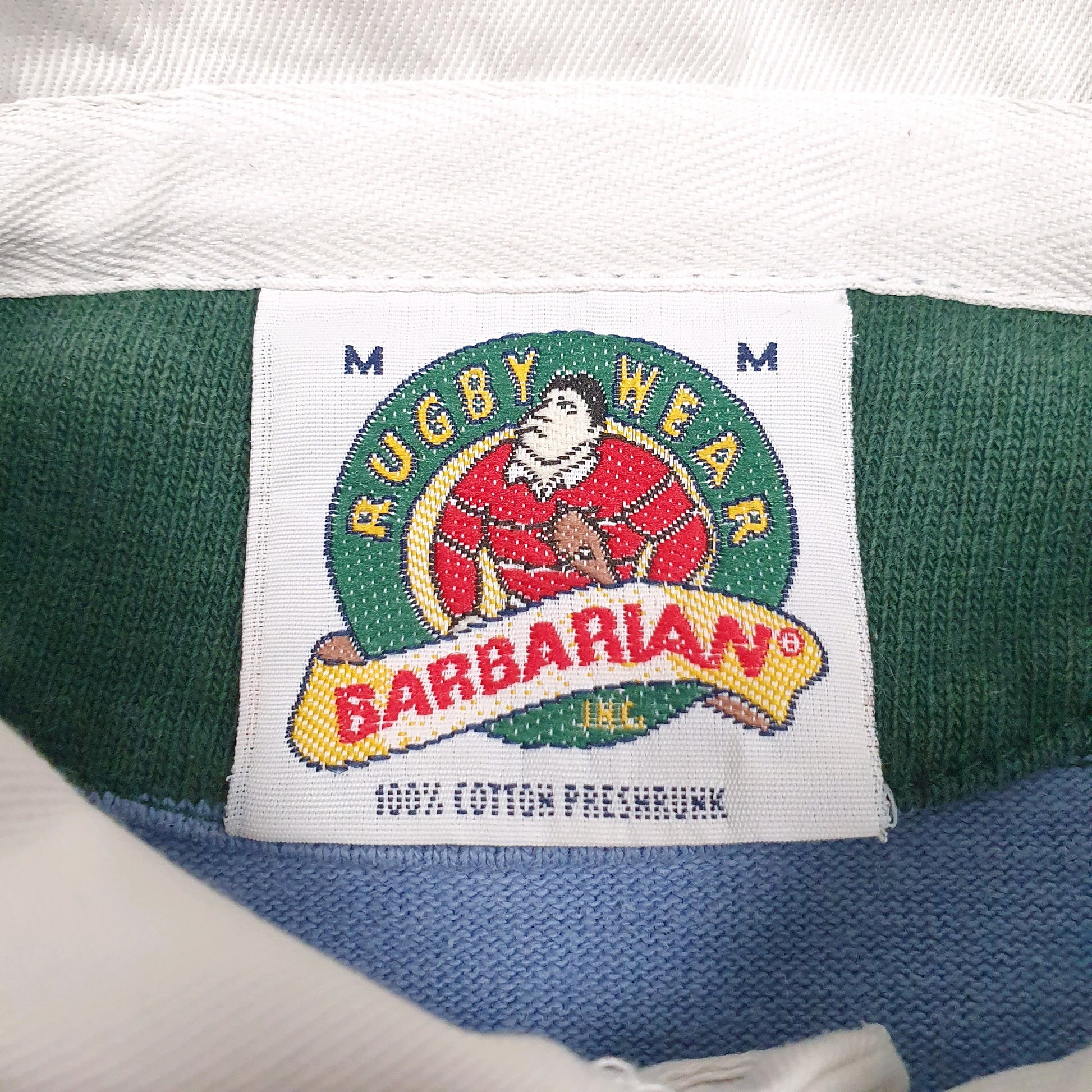 Mens Blue Barbarian   Polo Shirt