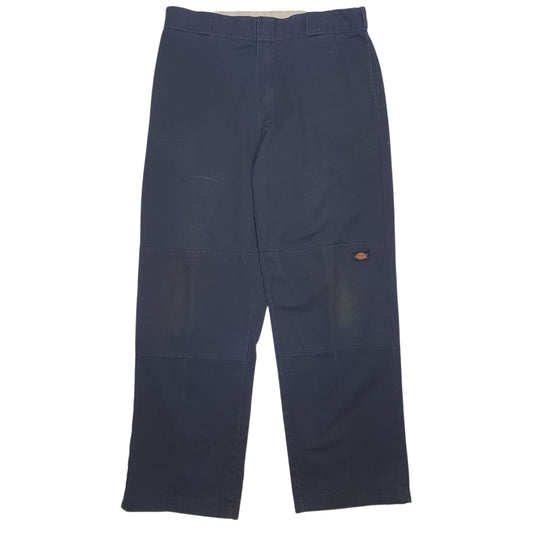 Mens Navy Dickies Workwear Chino Trousers