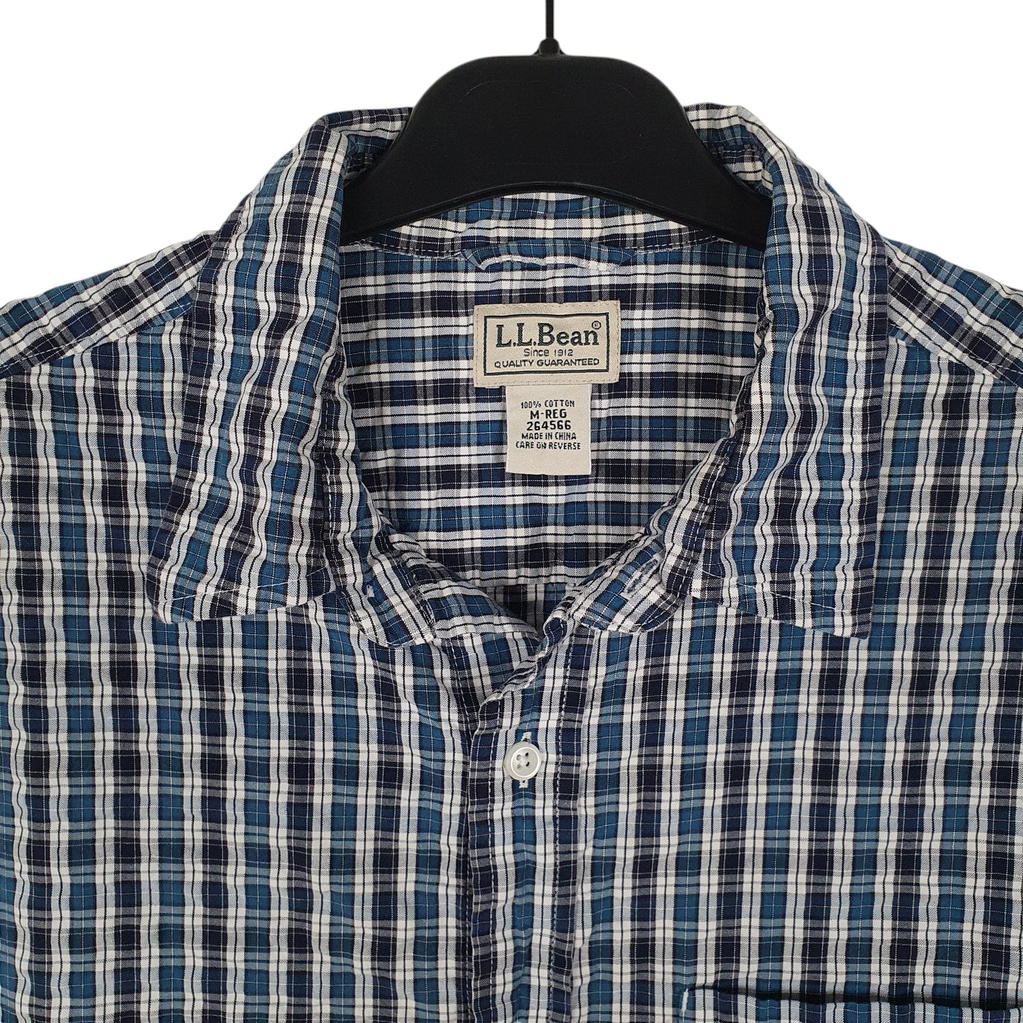 Mens Blue L.L.Bean   Shirt