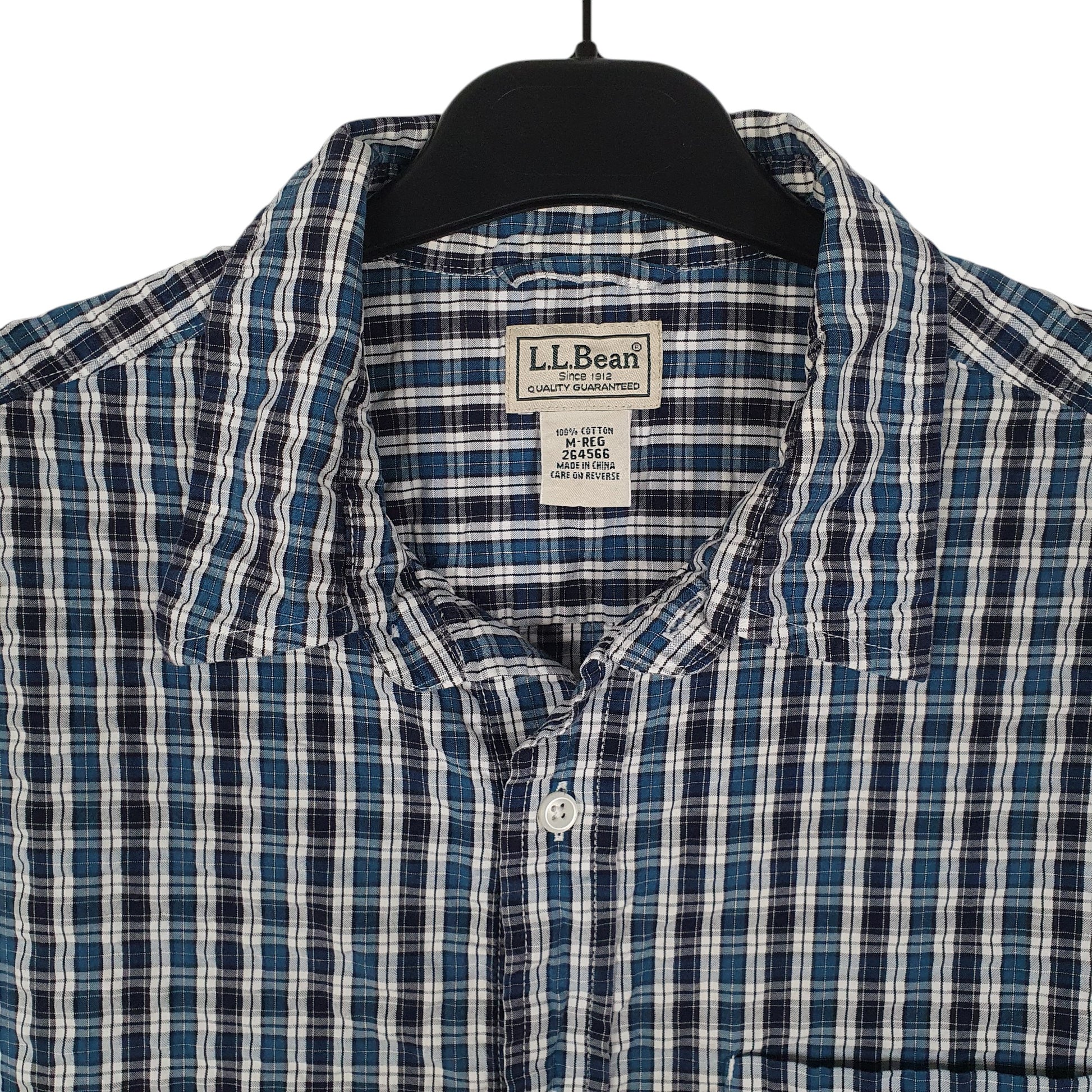 Mens Blue L.L.Bean   Shirt