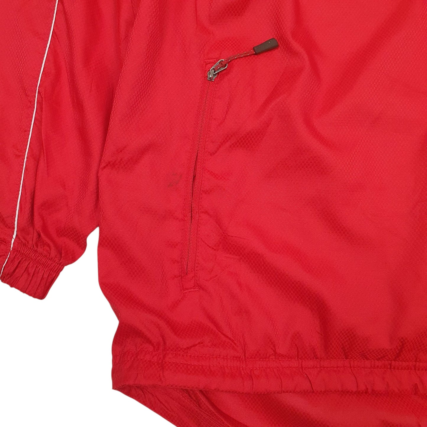 Mens Red Nike  Crewneck Coat