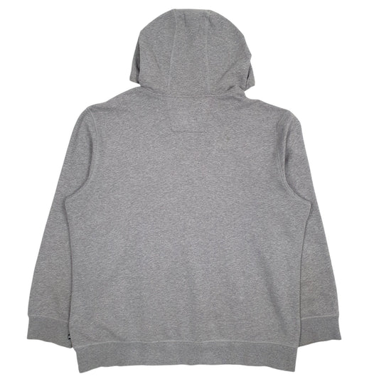 Mens Grey Nautica Spellout Hoodie Jumper