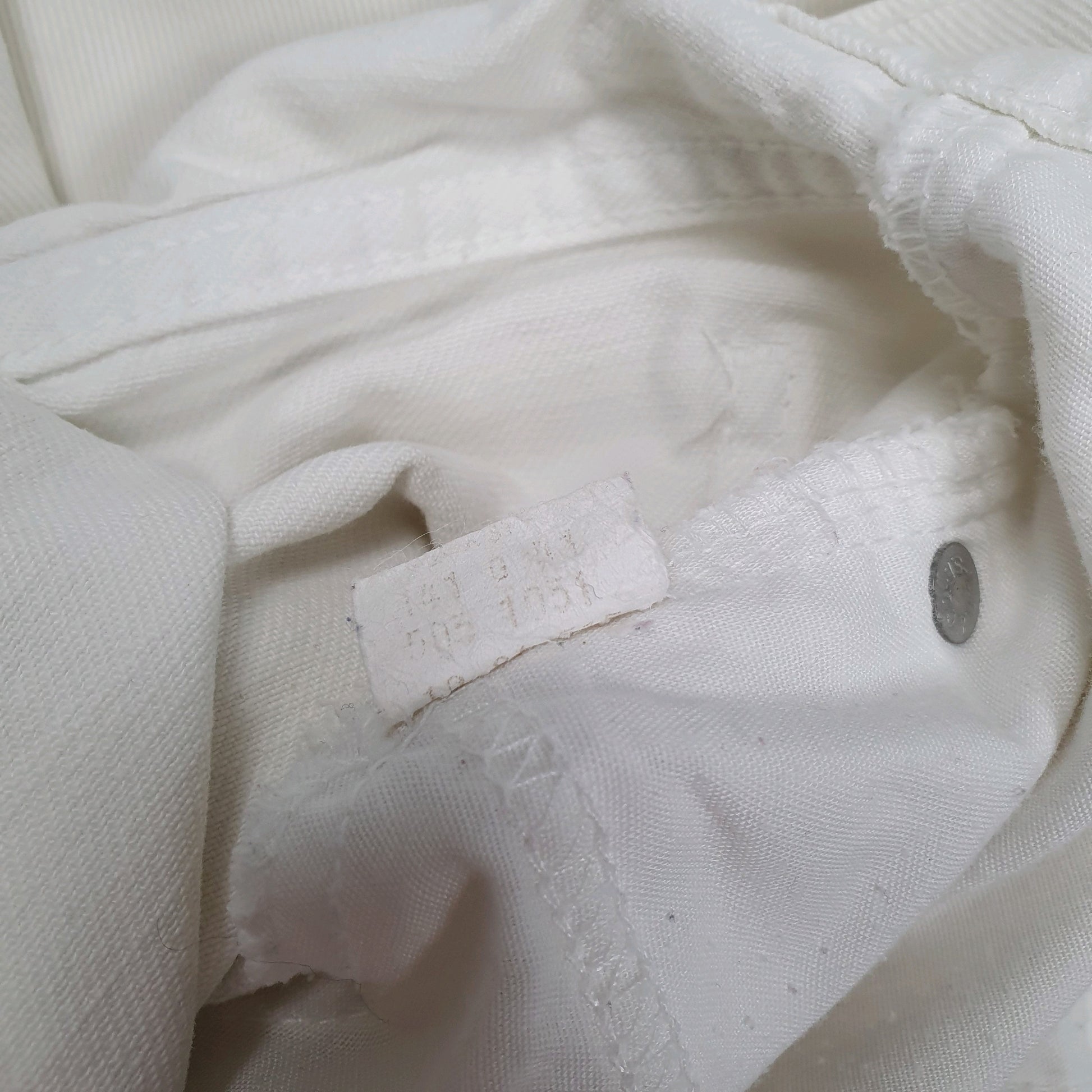 Mens White Levis Vintage 1980s Made In USA  Jeans