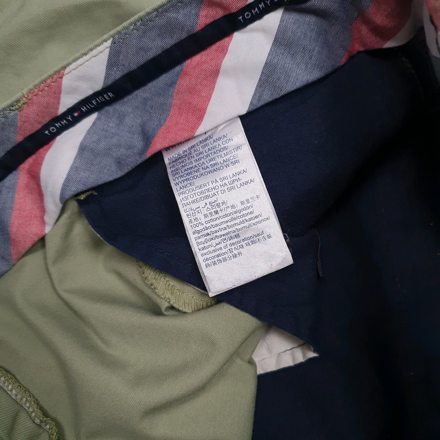 Mens Green Tommy Hilfiger   Shorts