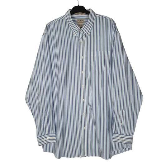 Mens Blue L.L.Bean  Long Sleeve Shirt