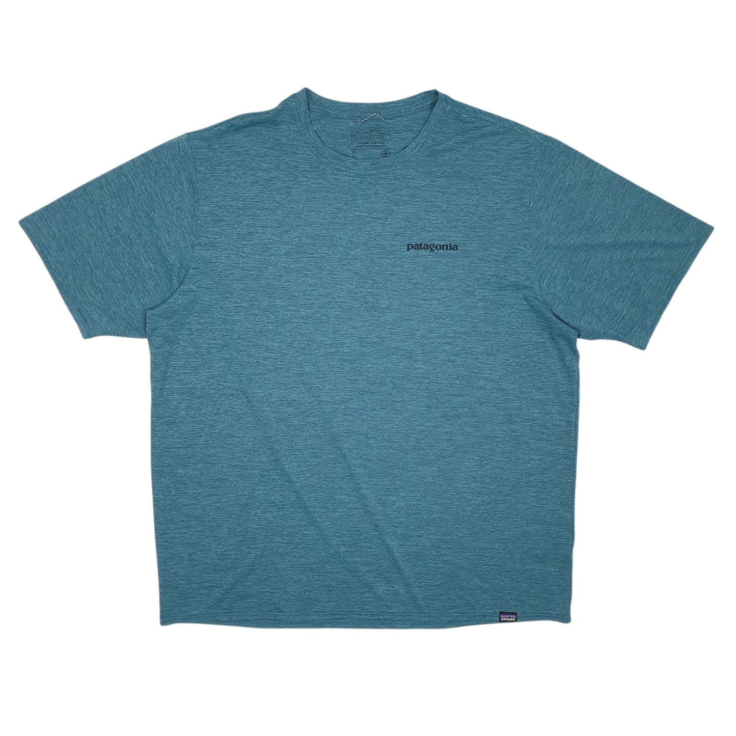 Mens Blue Patagonia Capilene Short Sleeve T Shirt