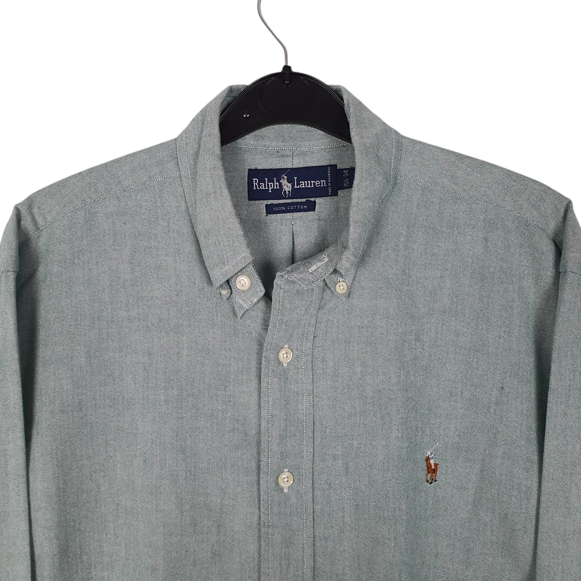 Mens Green Ralph Lauren Vintage 90s  Shirt