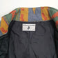 Mens Blue Texsana Fashion Vintage 90s Aztec Windbreaker  Coat