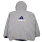 Mens Navy Adidas Vintage 90s Reversible Quarter Zip Coat