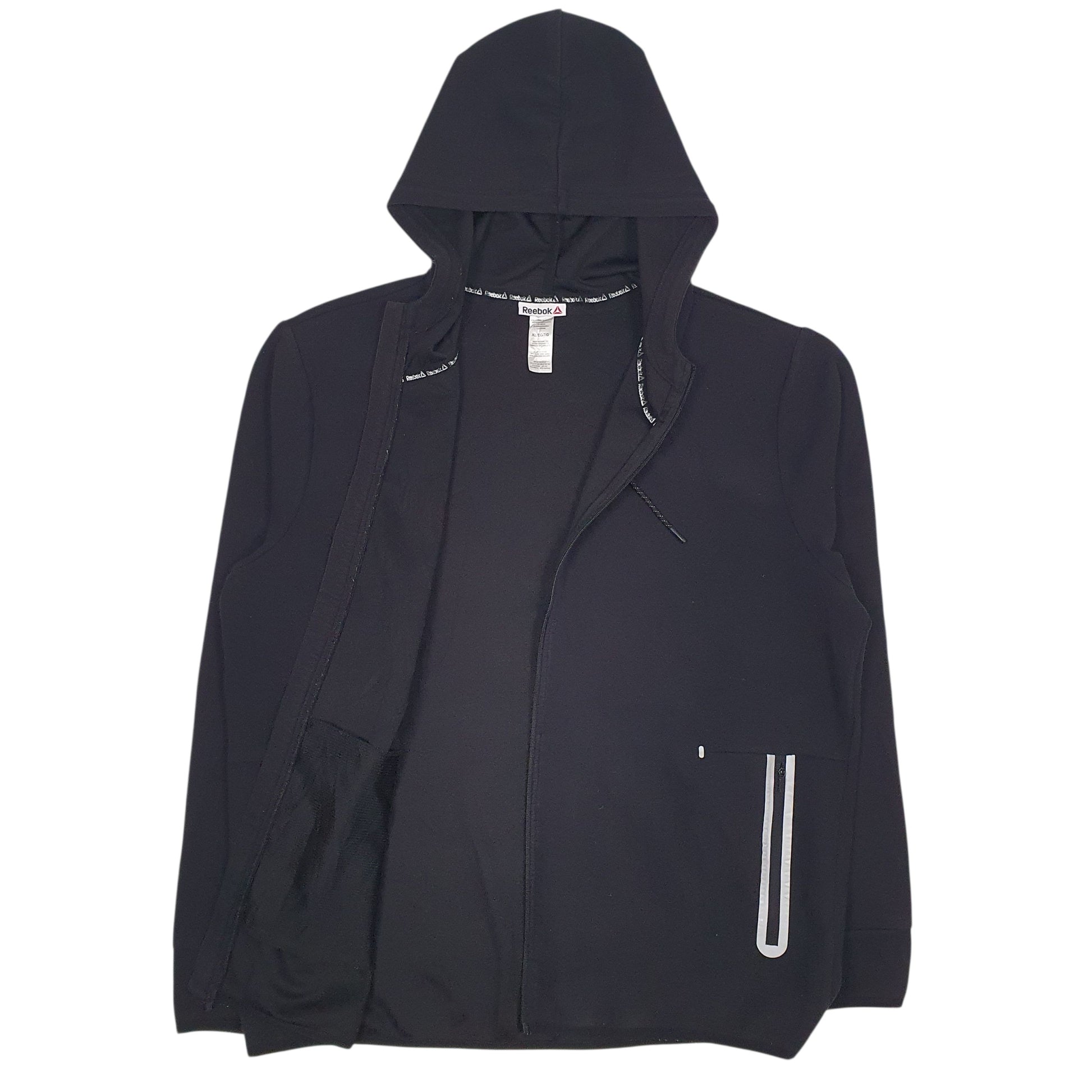 Mens Black Reebok  Full Zip Jumper
