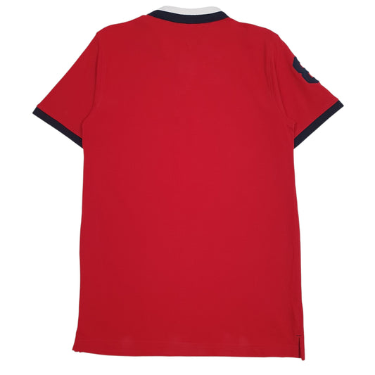 Mens Red Tommy Hilfiger   Polo Shirt