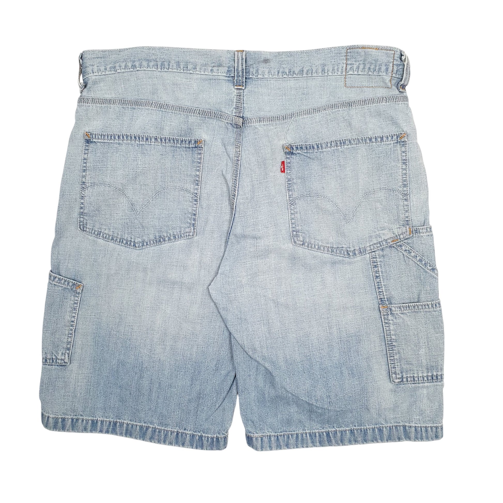 Mens Blue Levis Carpenter  Shorts