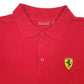 Mens Red Ferrari   Polo Shirt