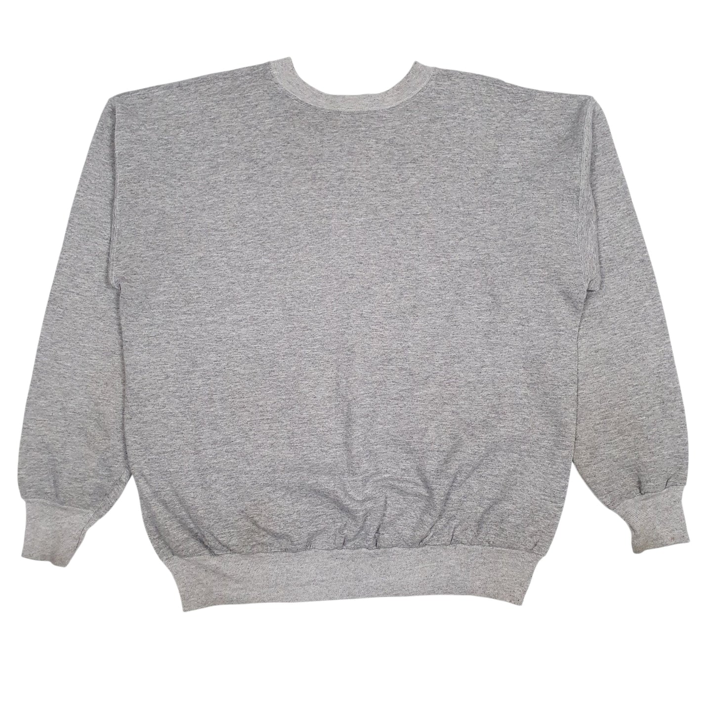 Mens Grey Hanes Vintage 90s Made In USA Crewneck Jumper