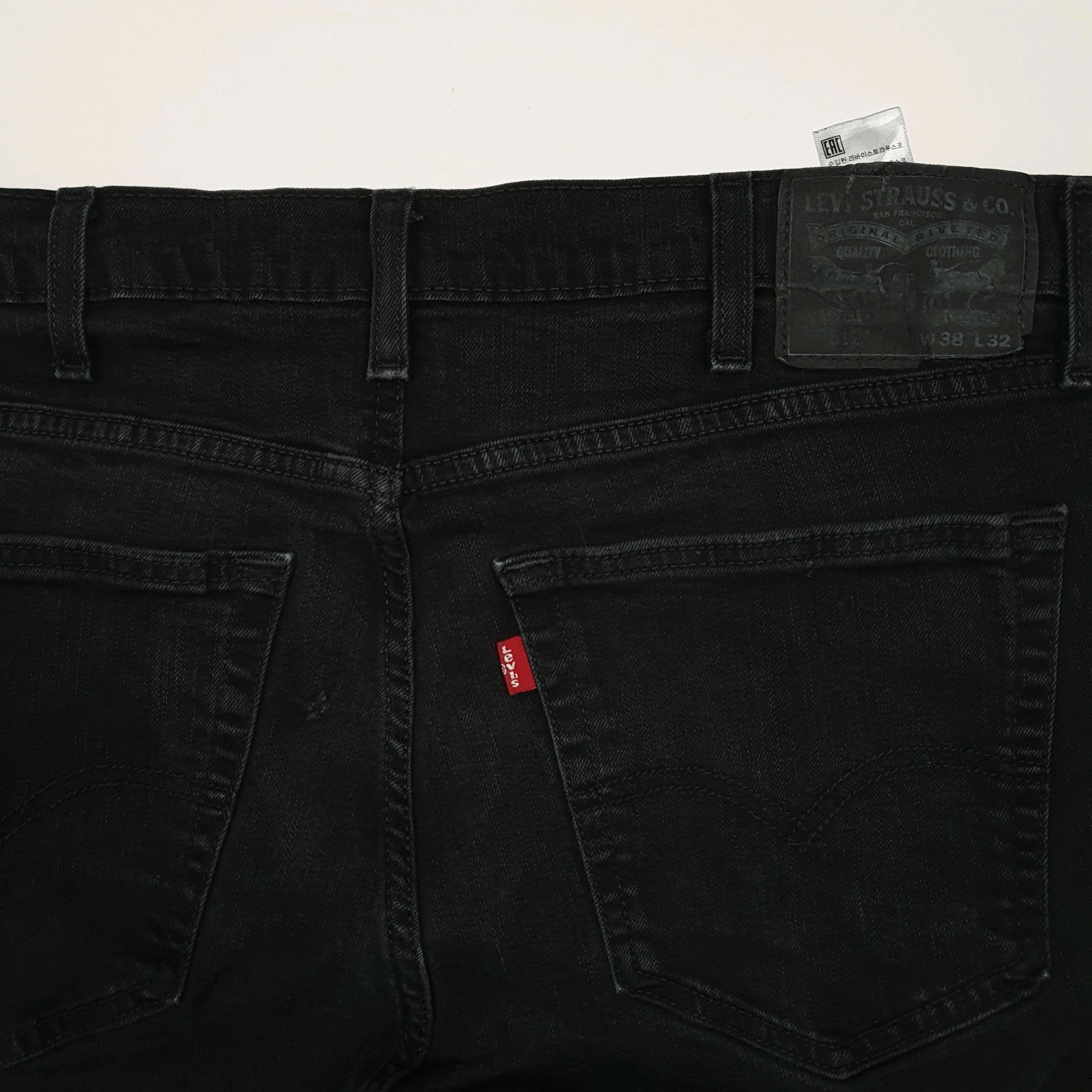 Mens Black Levis   Jeans