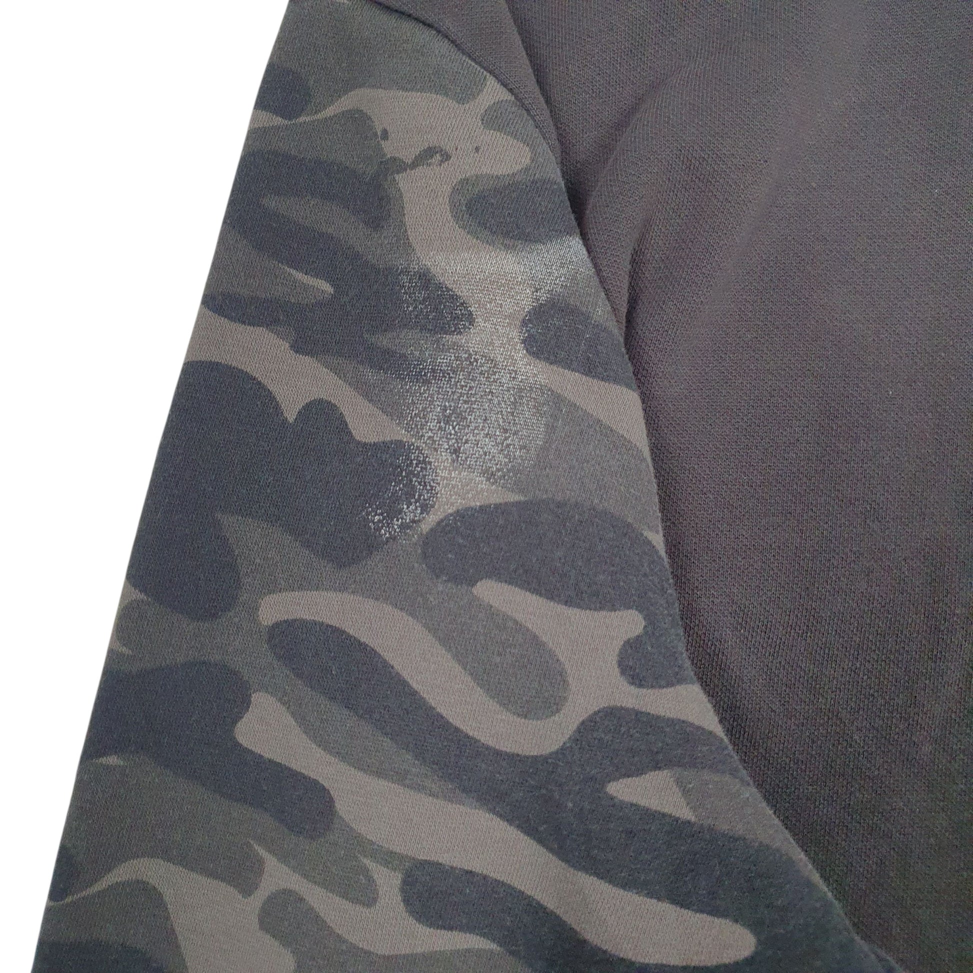 Mens Black Puma Camo Hoodie Jumper