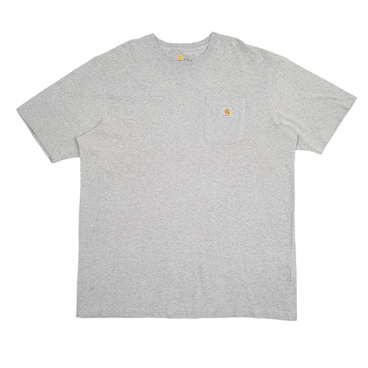 Mens Grey Carhartt  Short Sleeve T Shirt