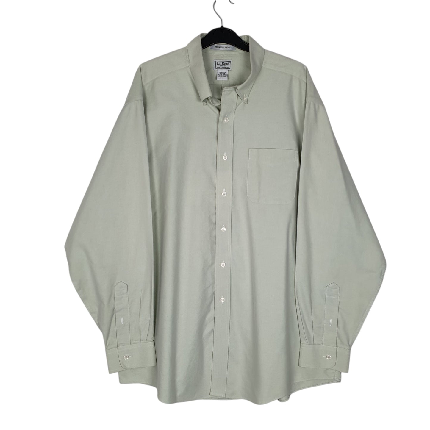 Mens Green L.L.Bean  Long Sleeve Shirt