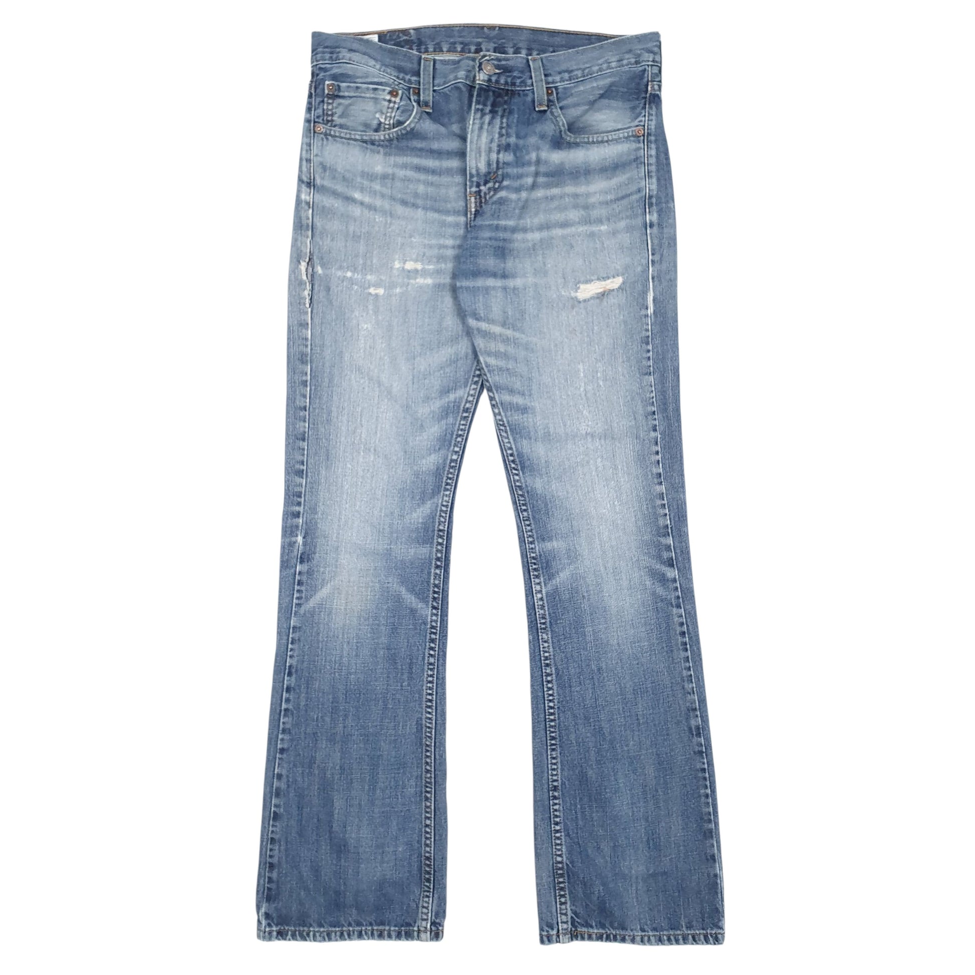 Mens Blue Levis Distressed 527 JeansW32 L32