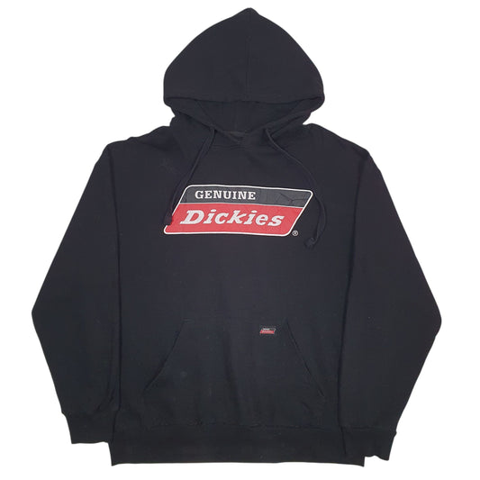 Mens Black Dickies Spellout Hoodie Jumper
