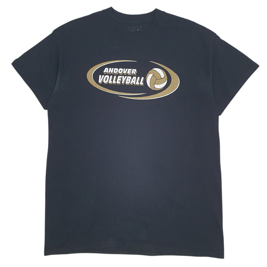 Mens Black Gildan  Short Sleeve T Shirt