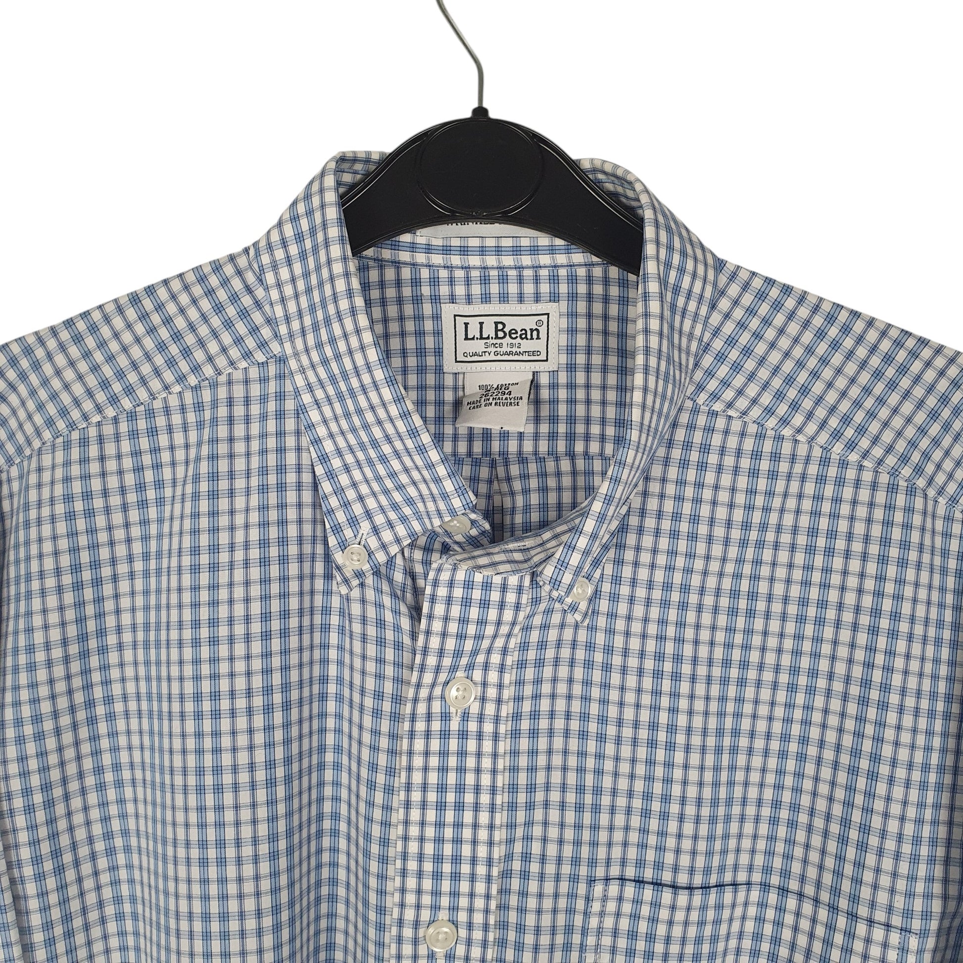 Mens Blue L.L.Bean   Shirt