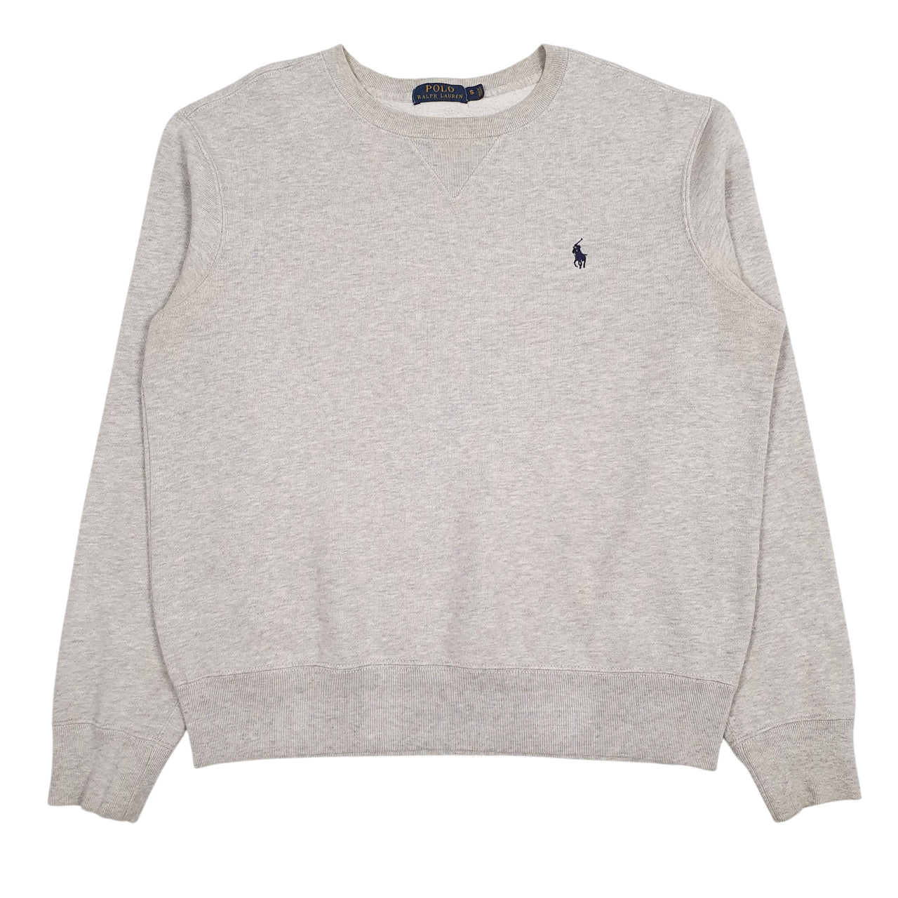 Mens Grey Polo Ralph Lauren  Crewneck Jumper