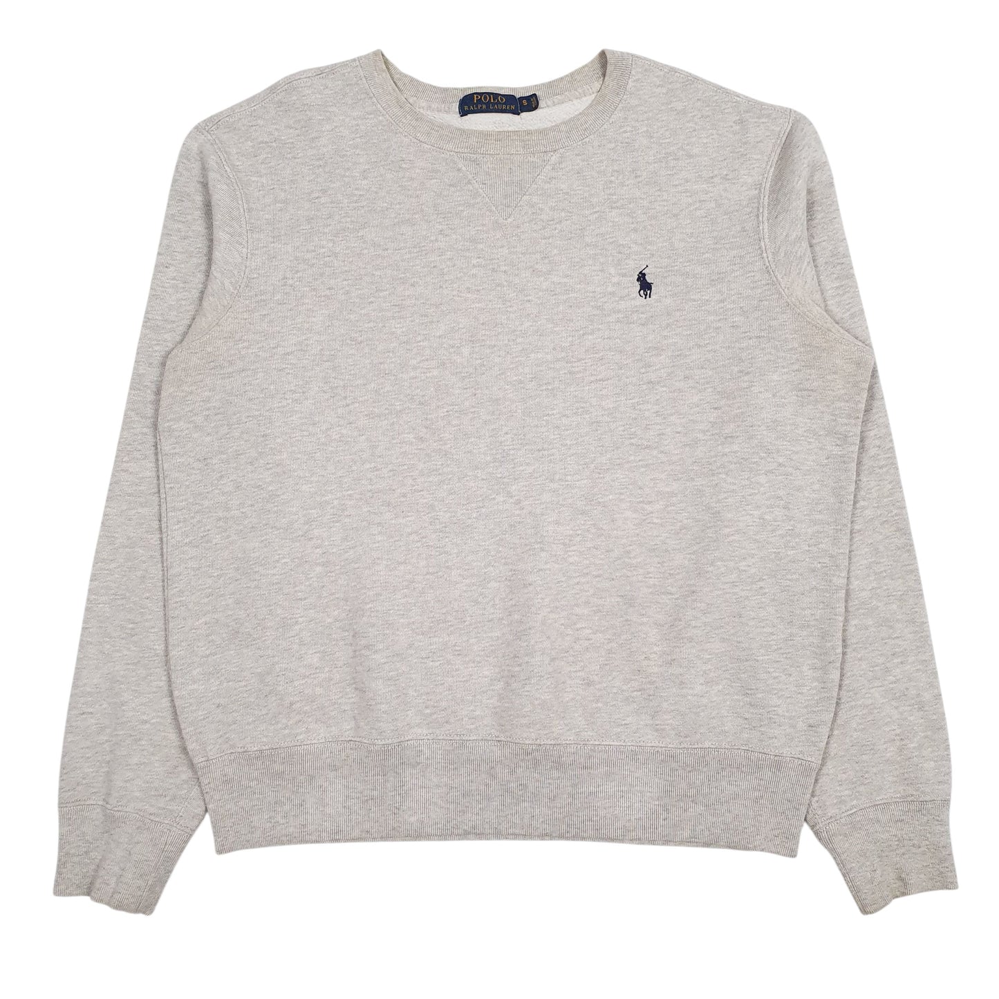 Mens Grey Polo Ralph Lauren  Crewneck Jumper