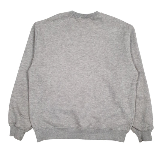Mens Grey Carhartt Spellout Crewneck Jumper