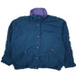 Womens Blue Patagonia Vintage 90s Fleece Lined Bomber  Coat