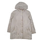 Womens White Tommy Hilfiger Longline Rain Trench Crewneck Coat