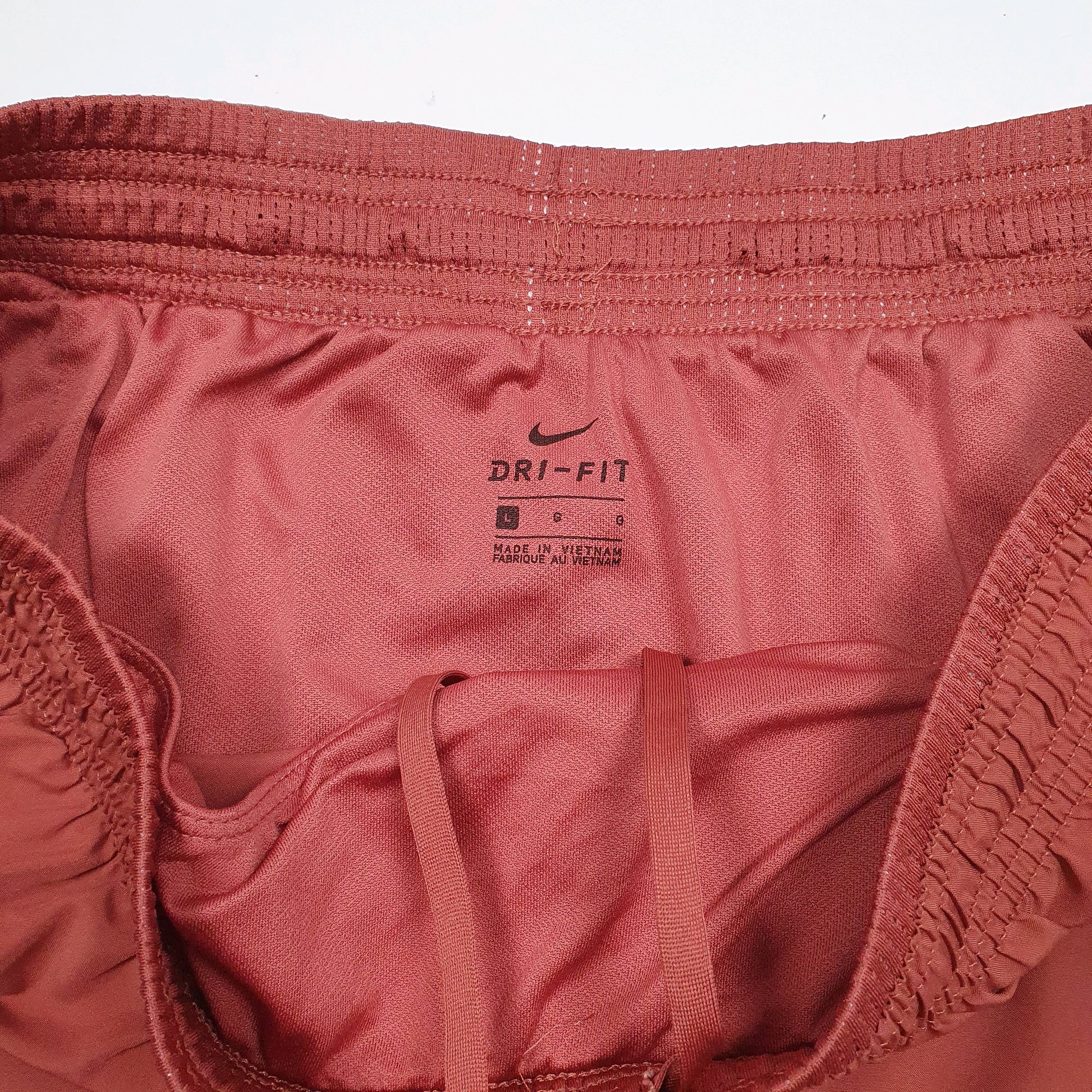 Mens Burgundy Nike Dri Fit Running  Shorts