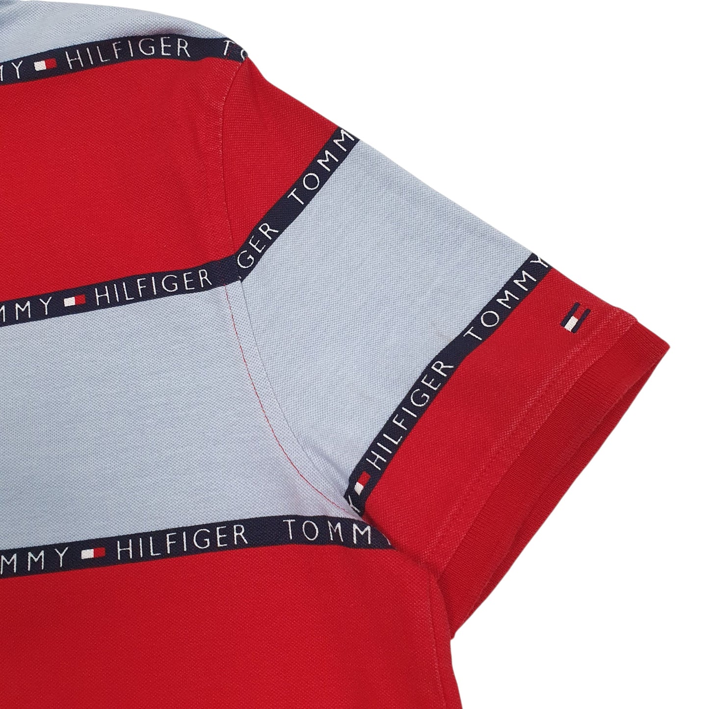 Mens Red Tommy Hilfiger   Polo Shirt
