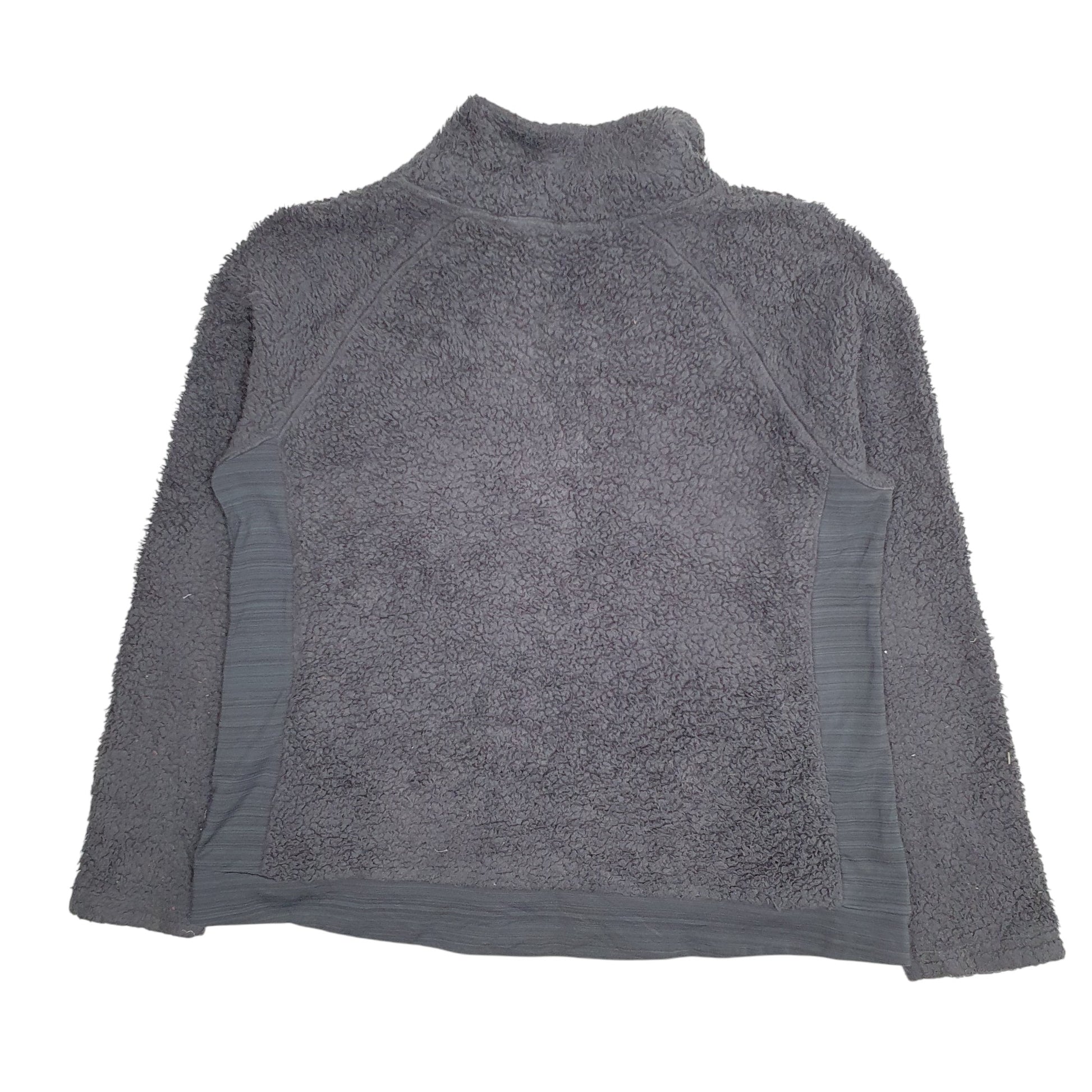 Womens Navy Fila Fluffy Full Zip Jumper