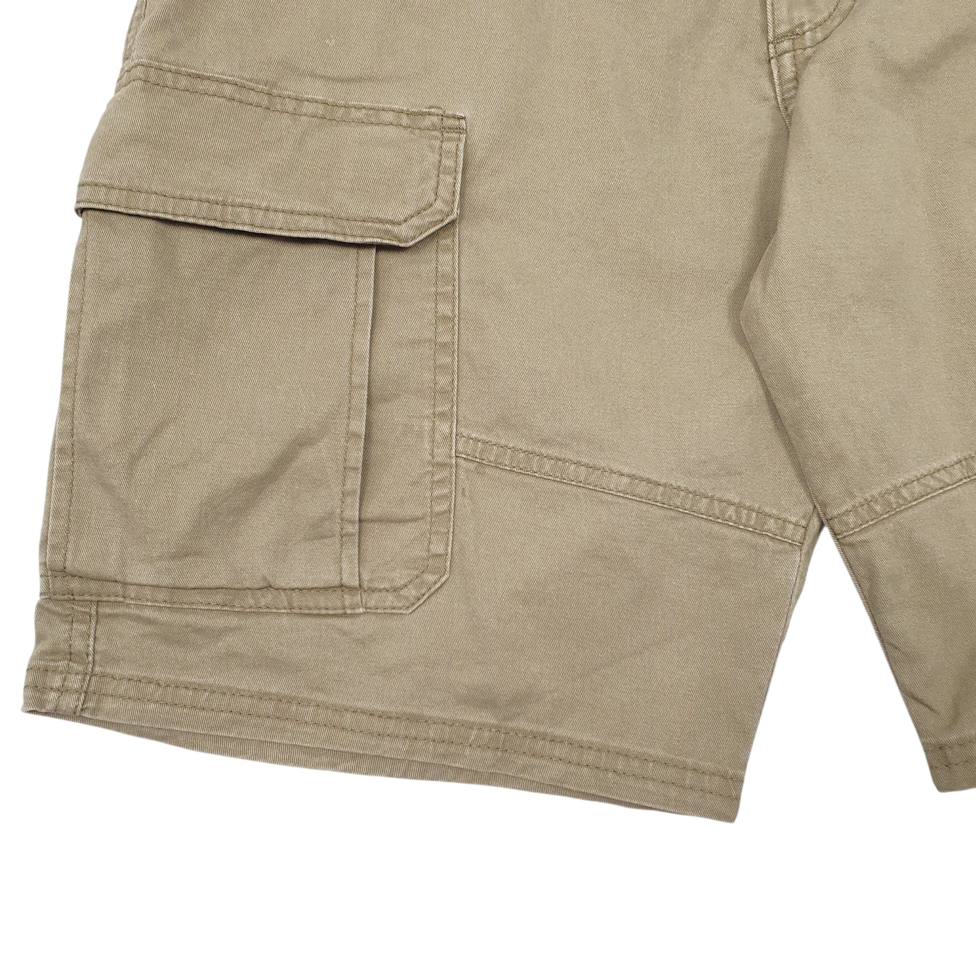 Mens Beige Wrangler  Crewneck Shorts
