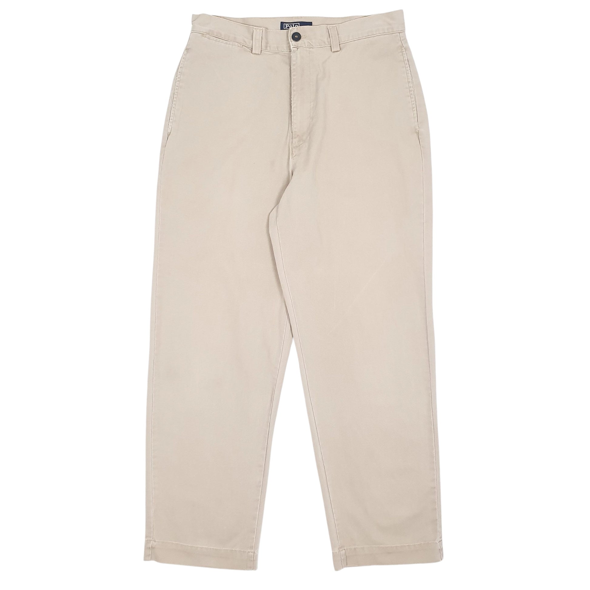 Mens Beige Polo Ralph Lauren Philip Pant 90s Chino Trousers