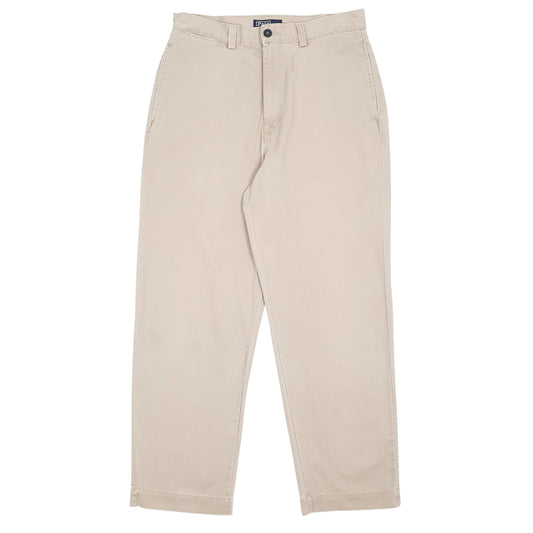 Mens Beige Polo Ralph Lauren Philip Pant 90s Chino Trousers