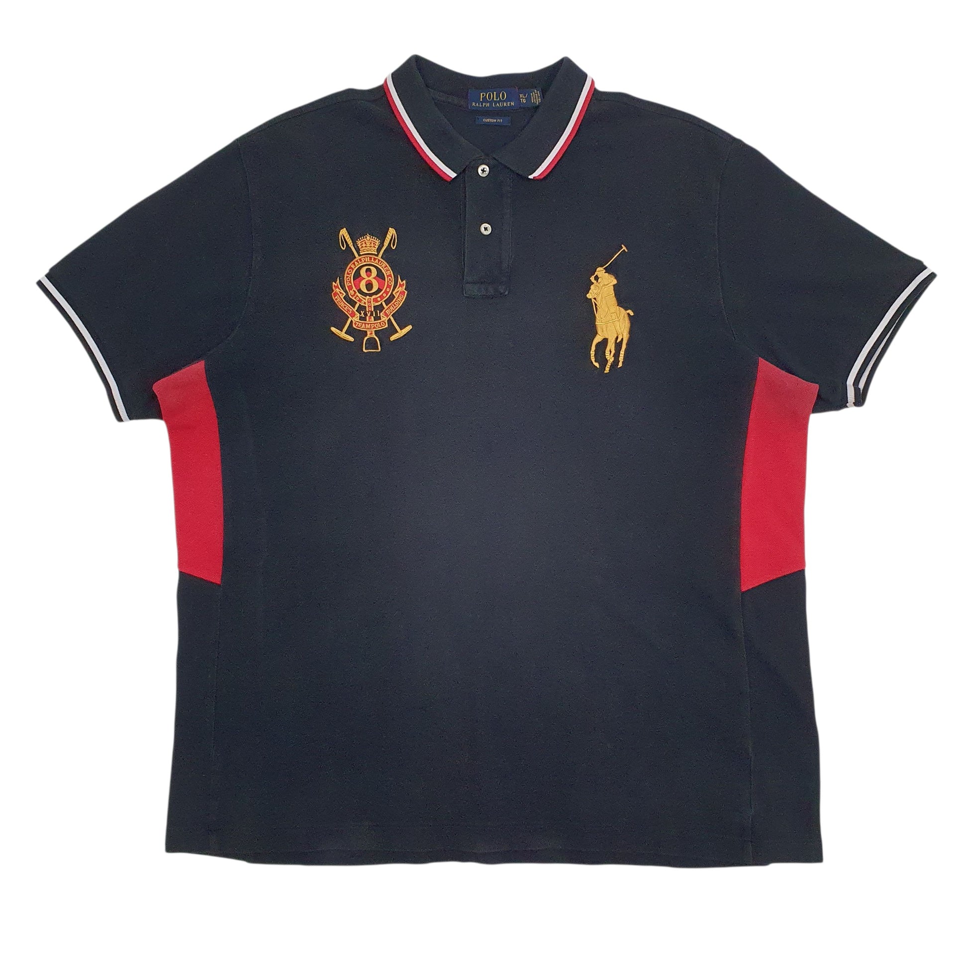 Mens Black Polo Ralph Lauren  Short Sleeve Polo Shirt