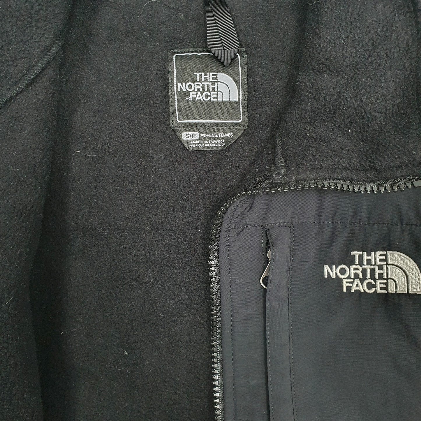 Womens Black The North Face Denali Full Zip Jumper