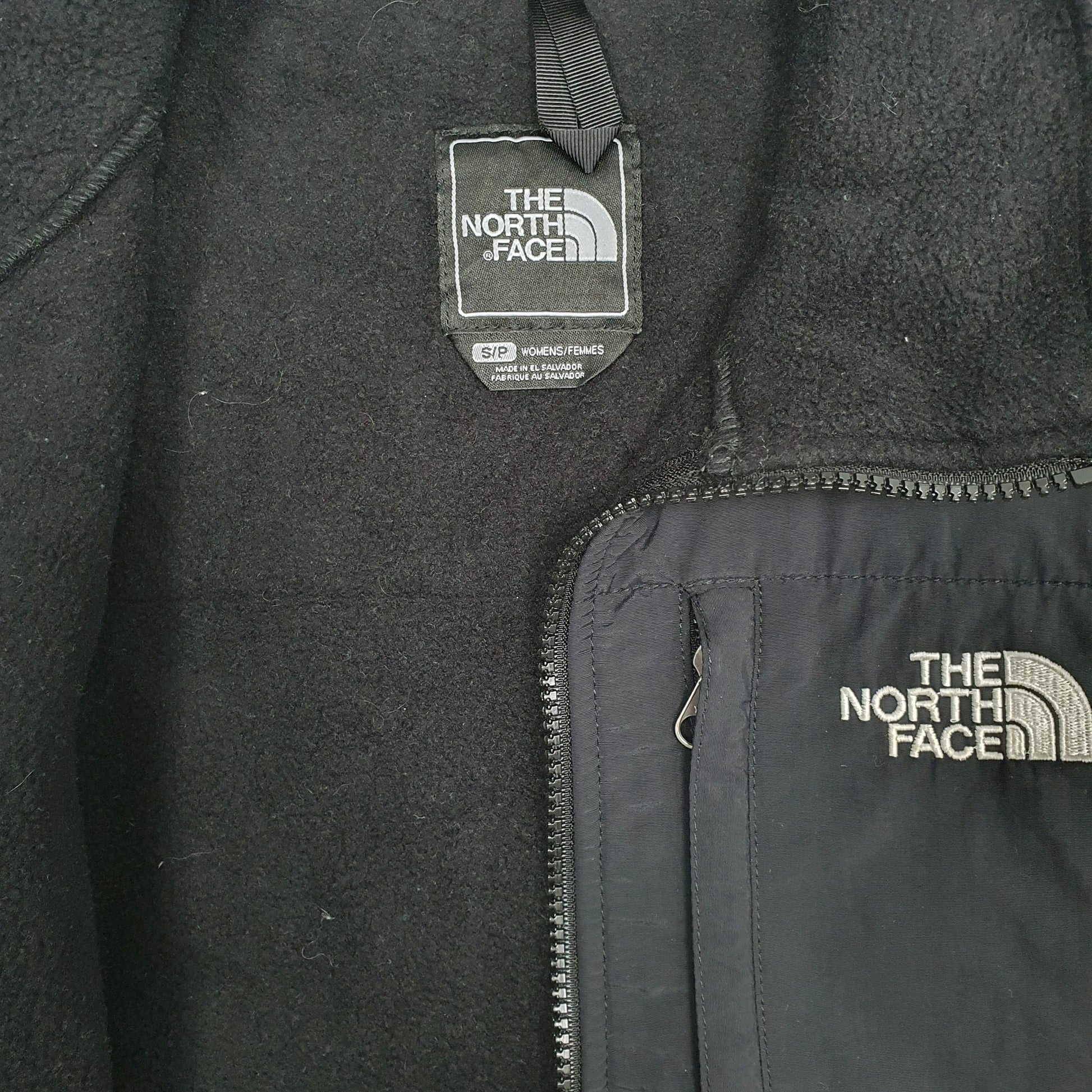Womens Black The North Face Denali Full Zip Jumper
